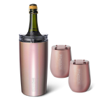 Bottle Chiller Bundle | Glitter Rose Gold | 49/14oz thumbnail image 1 